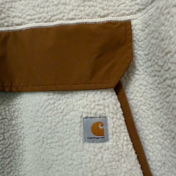 Carhartt Relaxed Fit Fleece Quarter-Snap Pullover 2X - Picture 4 of 7